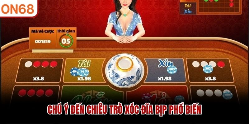Chú ý đến chiêu trò xóc đĩa bịp phổ biến